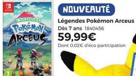 légendes pokémon arceus