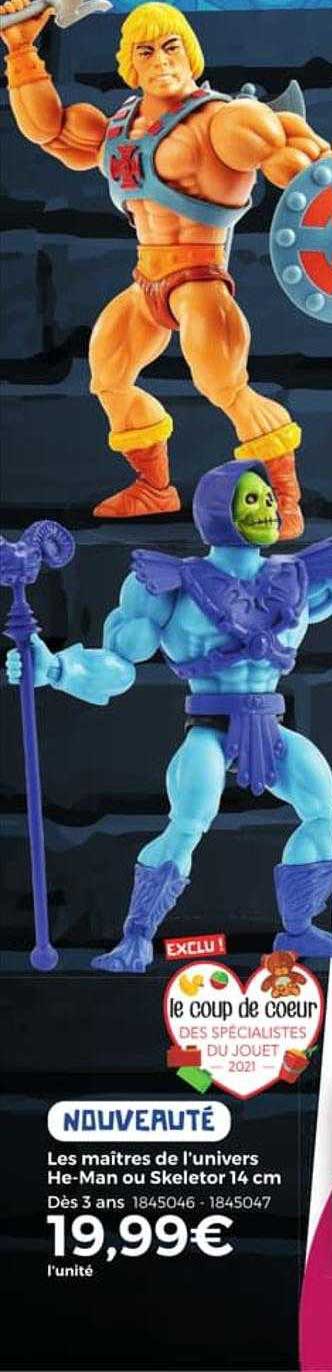 les maîtres de l'univers he-Man ou skeletor 14 cm