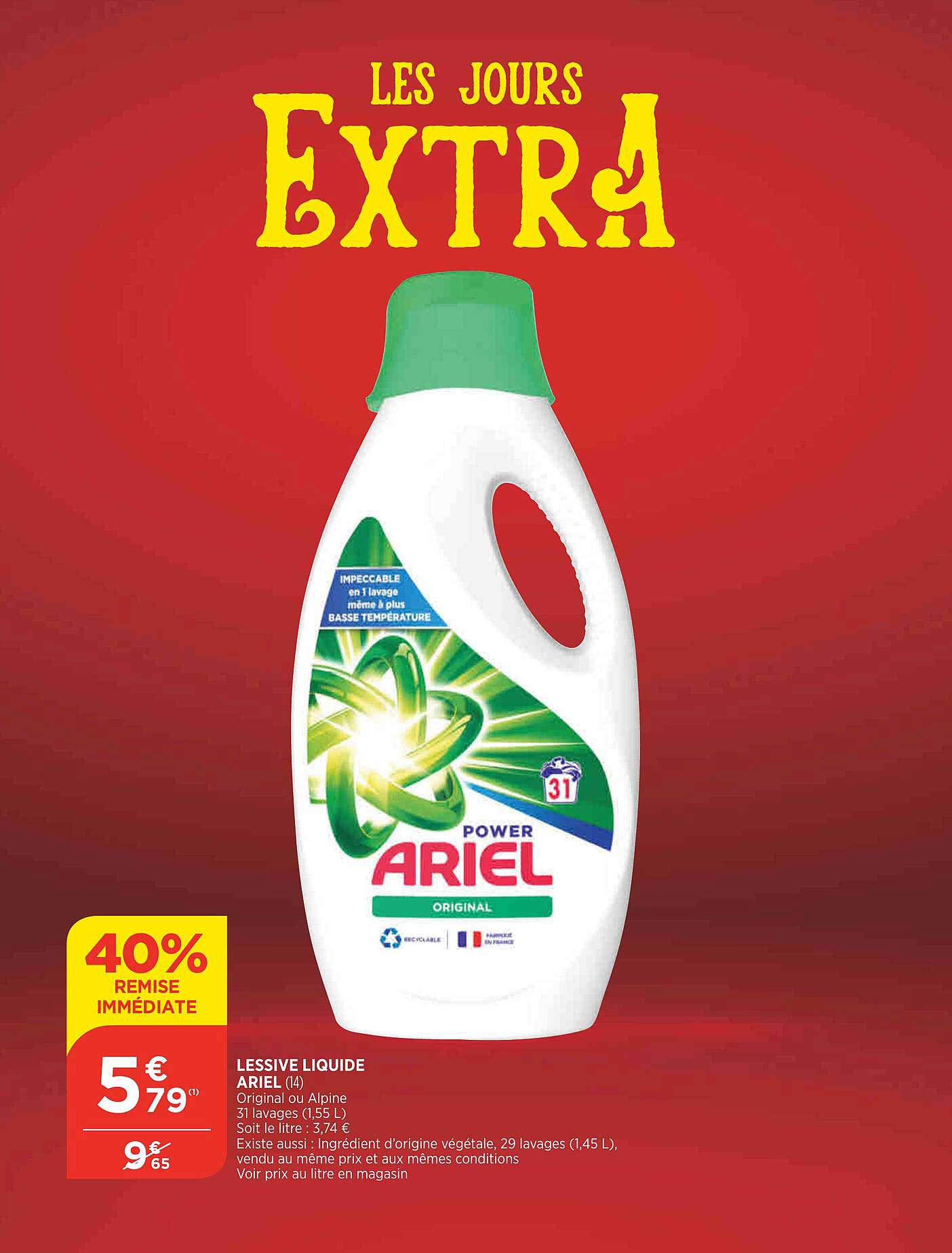 Lessive Liquide Ariel