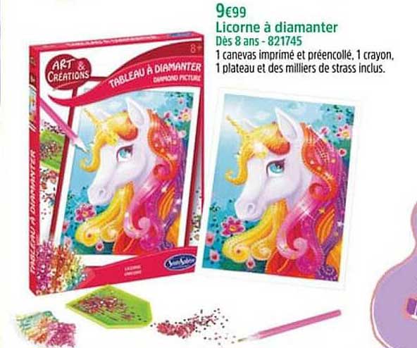 licorne à diamanter