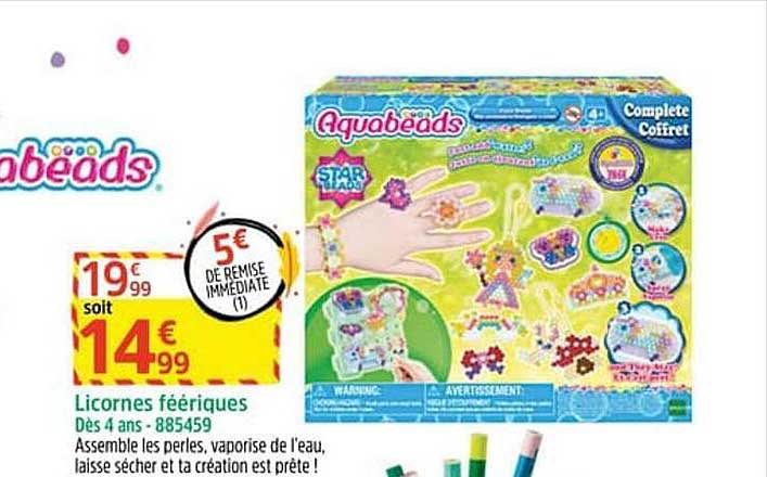 licornes féériques aquabeads