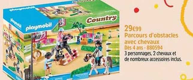 parcours d'obstacles avec chevaux