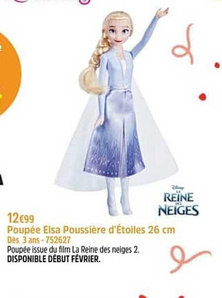 Poupée Elsa Poussière D'étoile 26 Cm