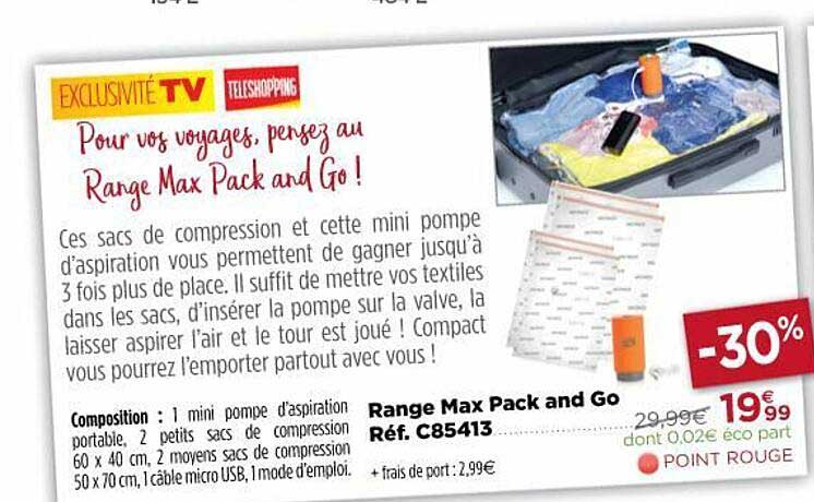 Range Max Pack And Go