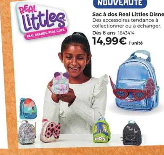 sac à dos real littles disney