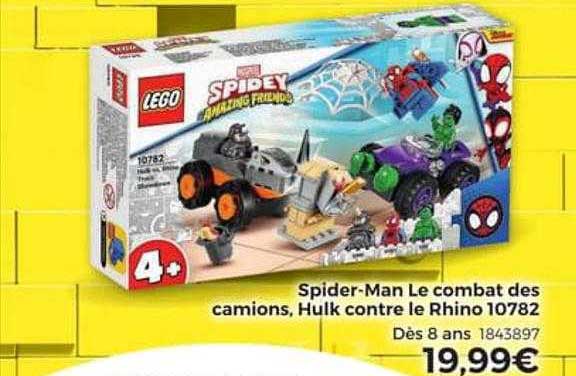 spider-man le combat des camions, hulk contre le rhino 10782