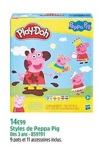 style de peppa pig play-doh