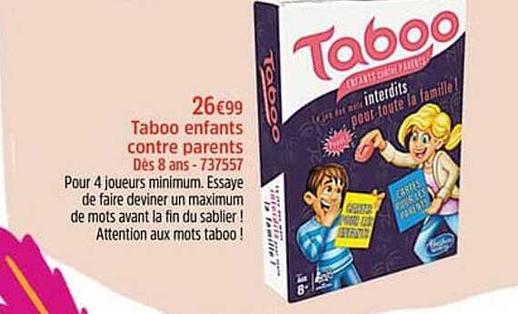taboo enfants contre parents