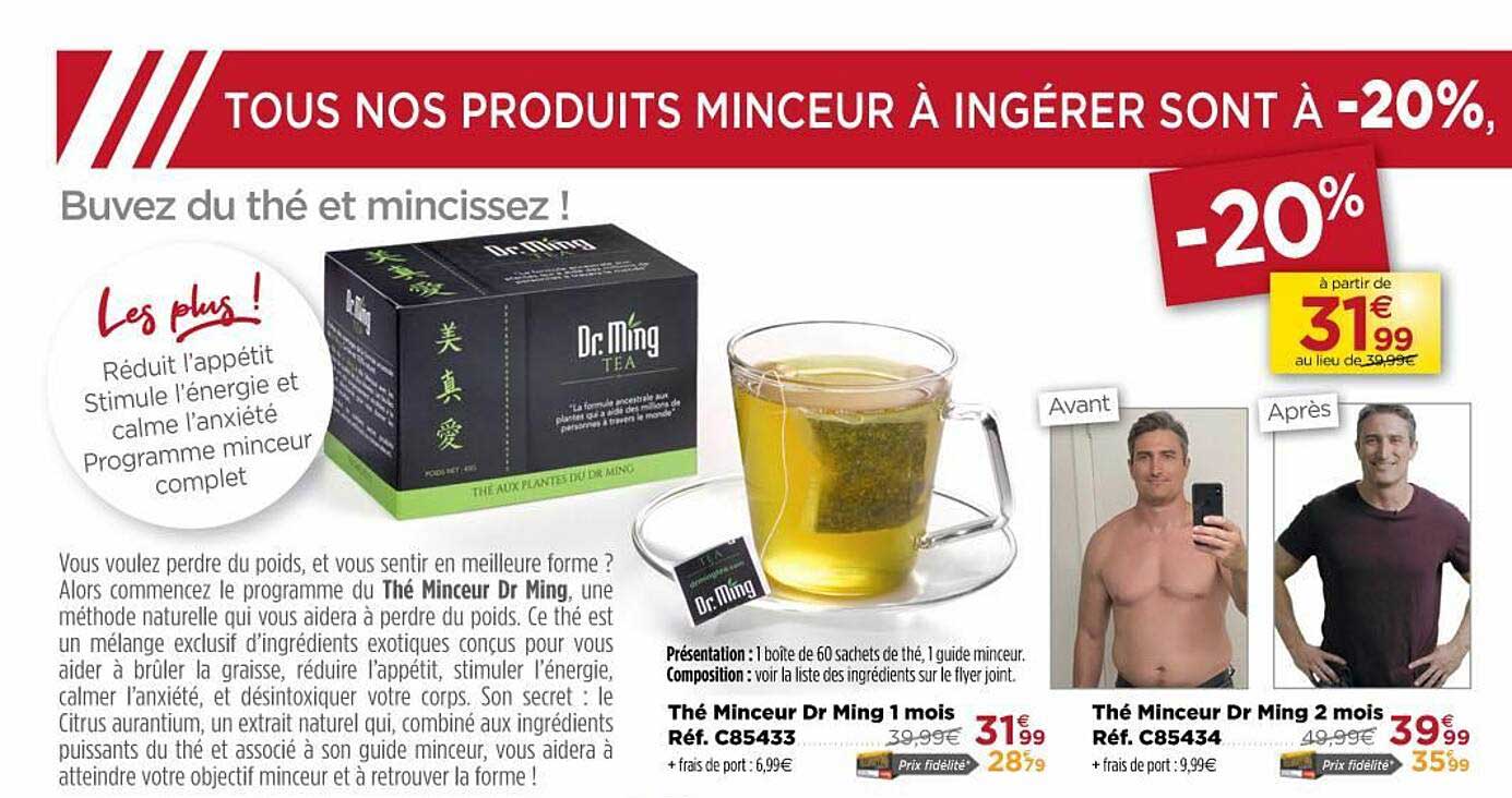 thé minceur dr ming