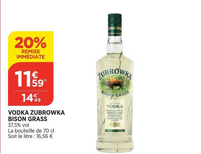 vodka zubrowka bison grass
