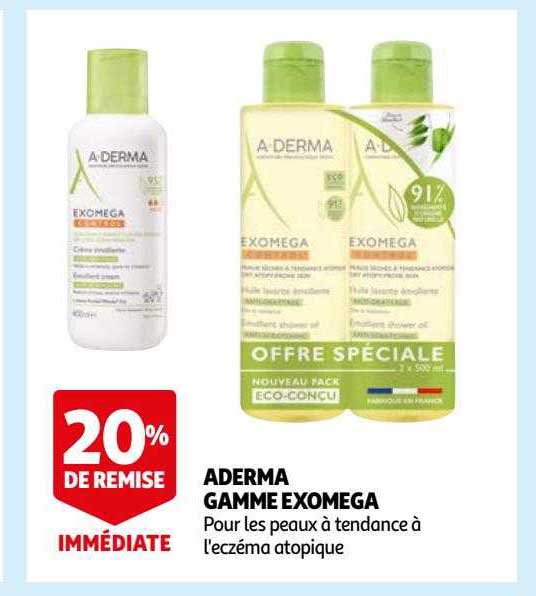 aderma gamme exomega