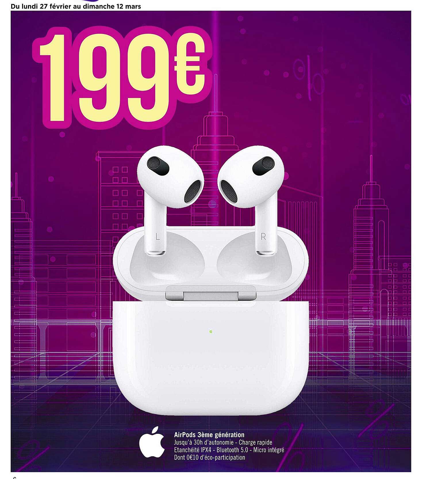 airPods 3ème génération