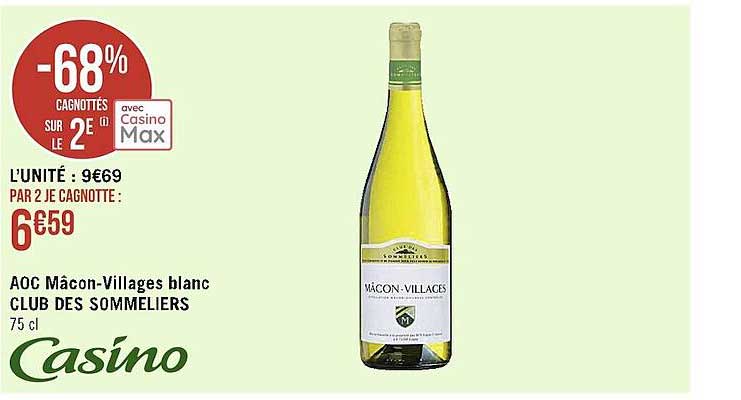 aoc mâcon-villages blanc club des sommeliers