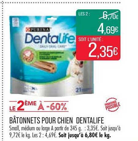 Bâtonnets Pour Chien Dentalife