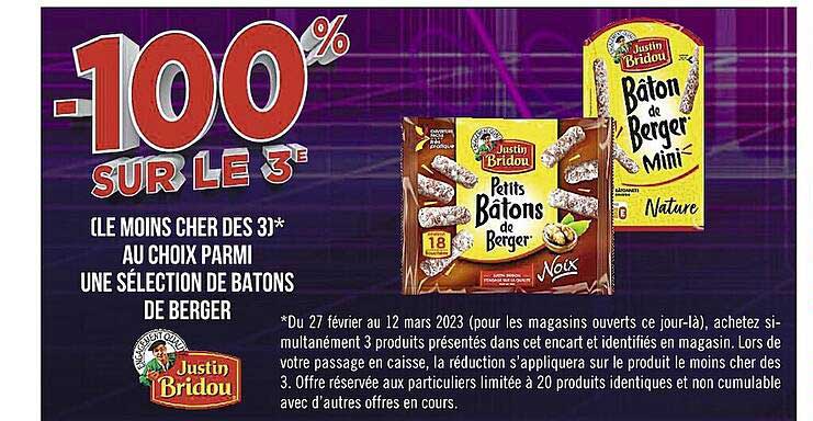 bâtons de berger justin bridou