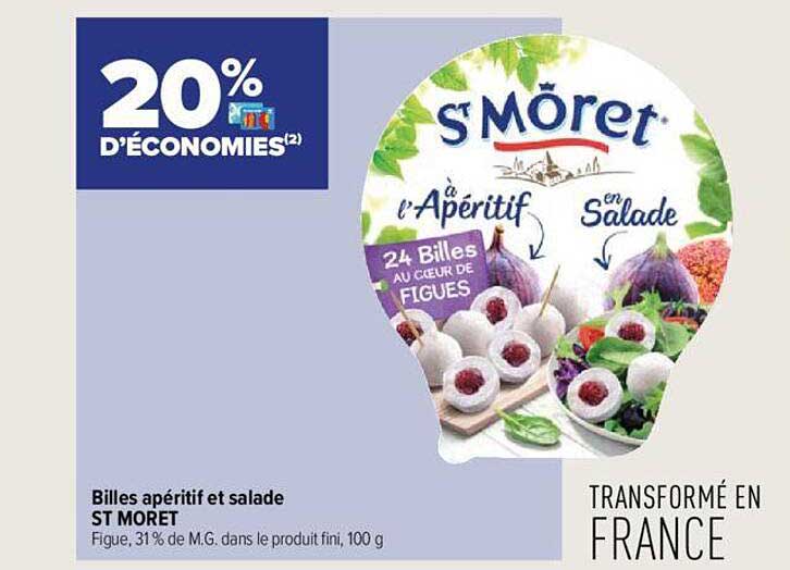 billes apéritif et salade st môret