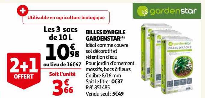 billes d'argile gardenstar