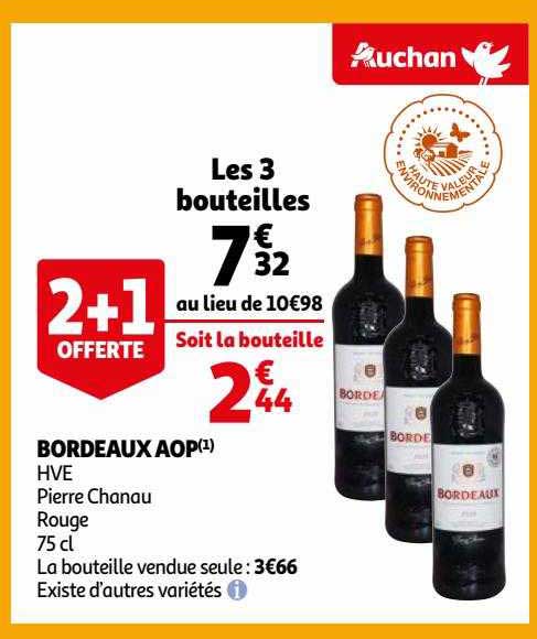 bordeaux aop hve pierre chanau rouge