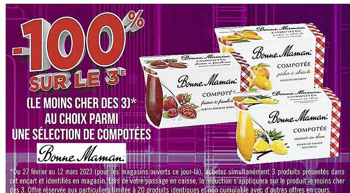 compotées bonne maman