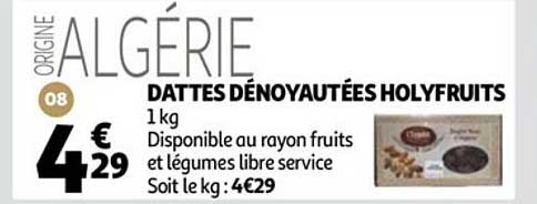 Dattes Dénoyautées Holyfruits