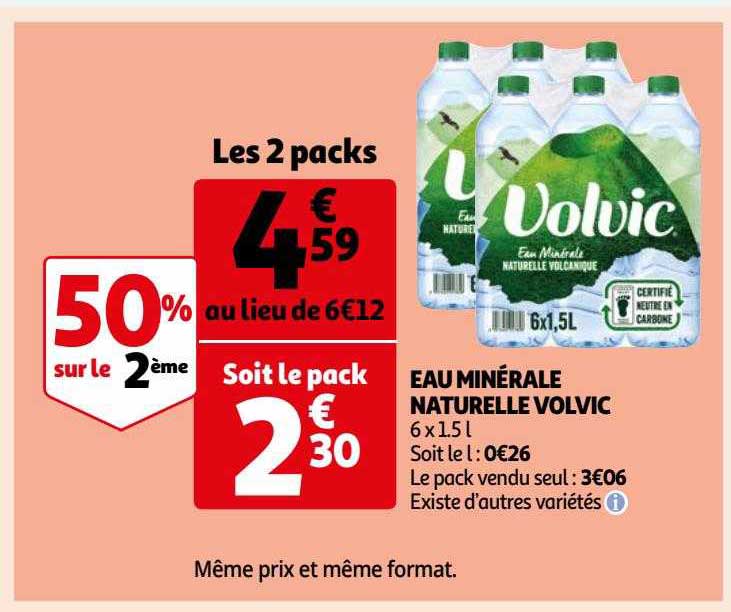 Eau Minérale Naturelle Volvic