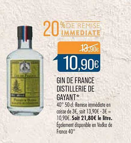 gin de france distillerie de gayant