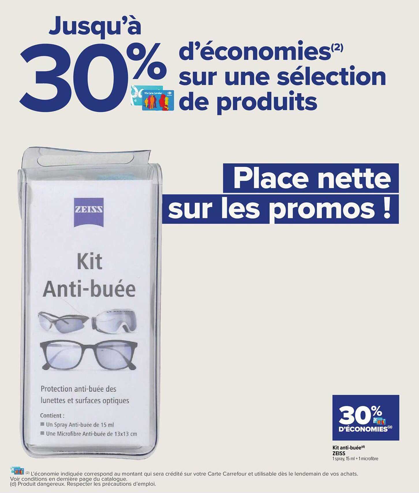 kit anti-buée zeiss