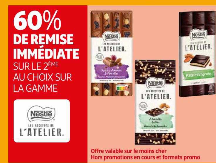 la gamme les recettes de l'atelier nestlé
