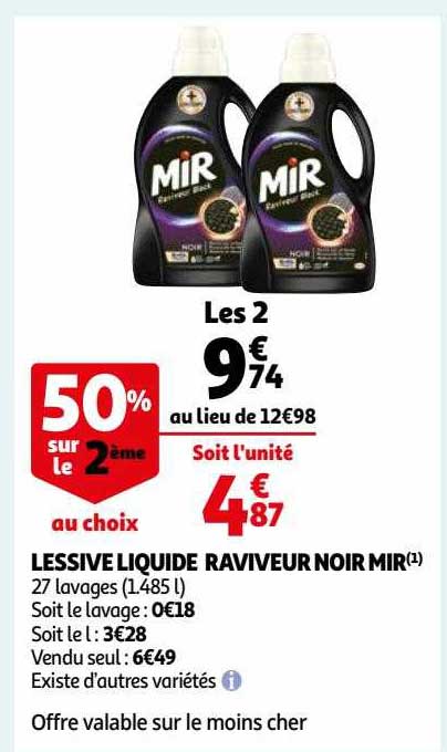 lessive liquide raviveur noir mir