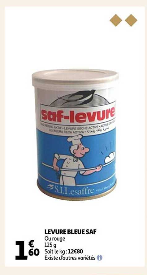 levure bleue saf