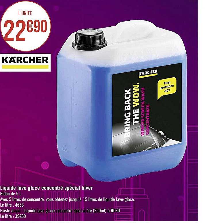 liquide lave glace concentré spécial hiver