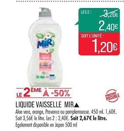 Liquide Vaisselle Mir
