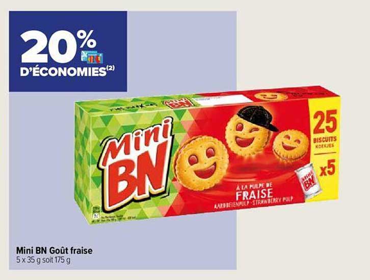 Mini Bn Goût Fraise