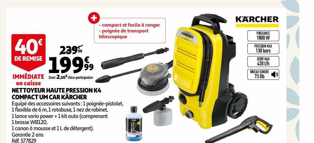Nettoyeur Haute Pression K4 Compact Um Car Kärcher