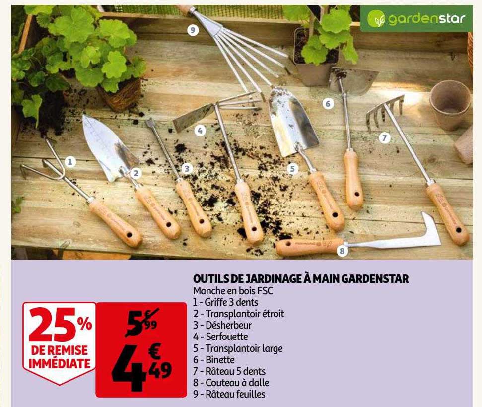 Outils De Jardinage à Main Gardenstar