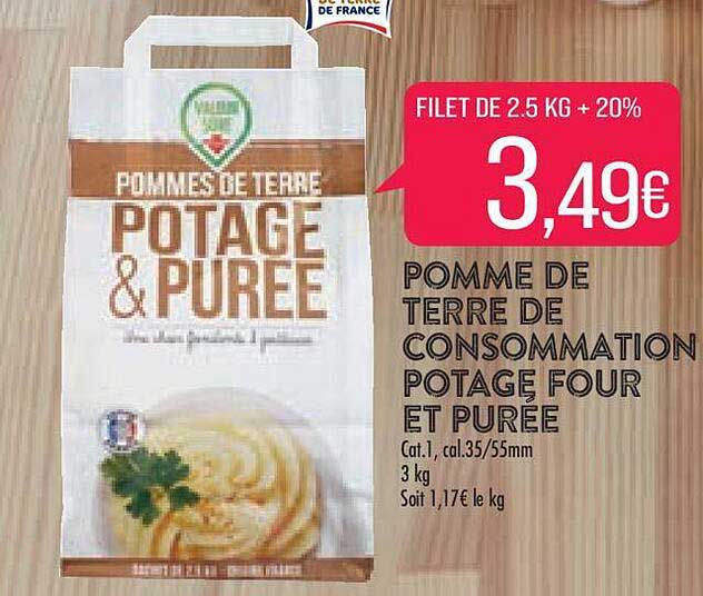Pomme De Terre De Consommation Potage Four Et Purée