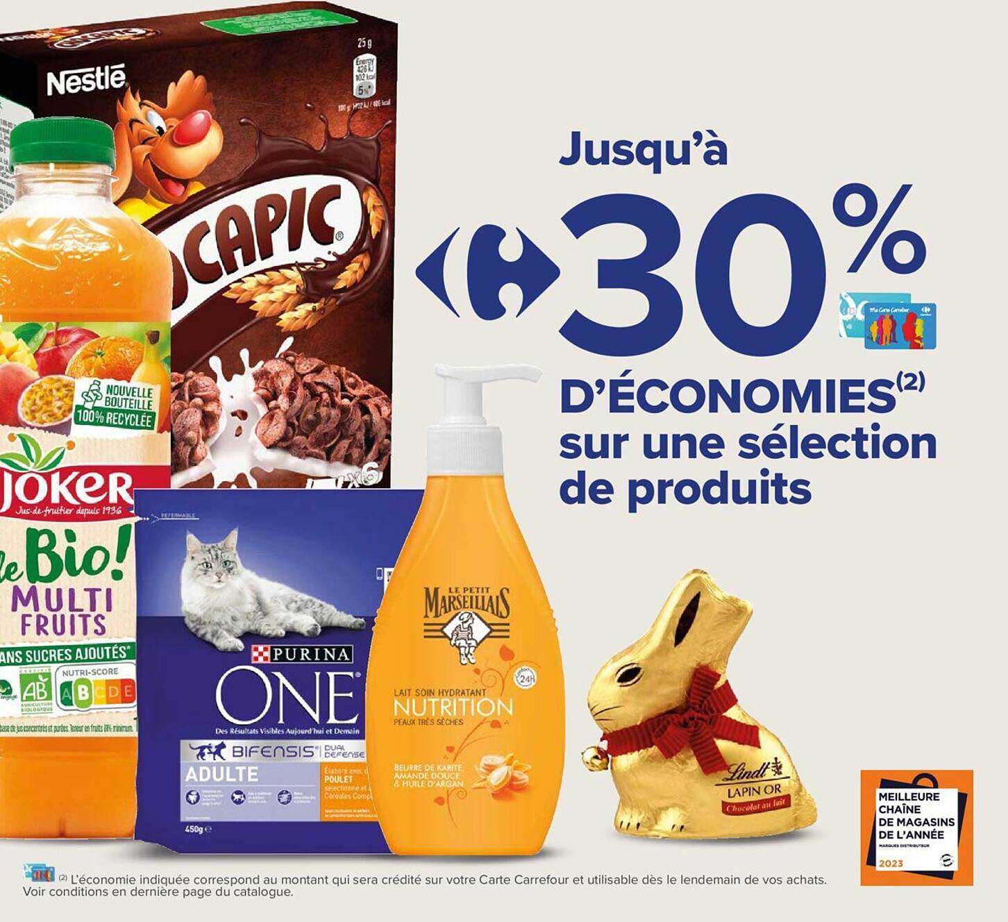 Produits Joker, Nestlé, Purina One, Le Petit Marseillais
