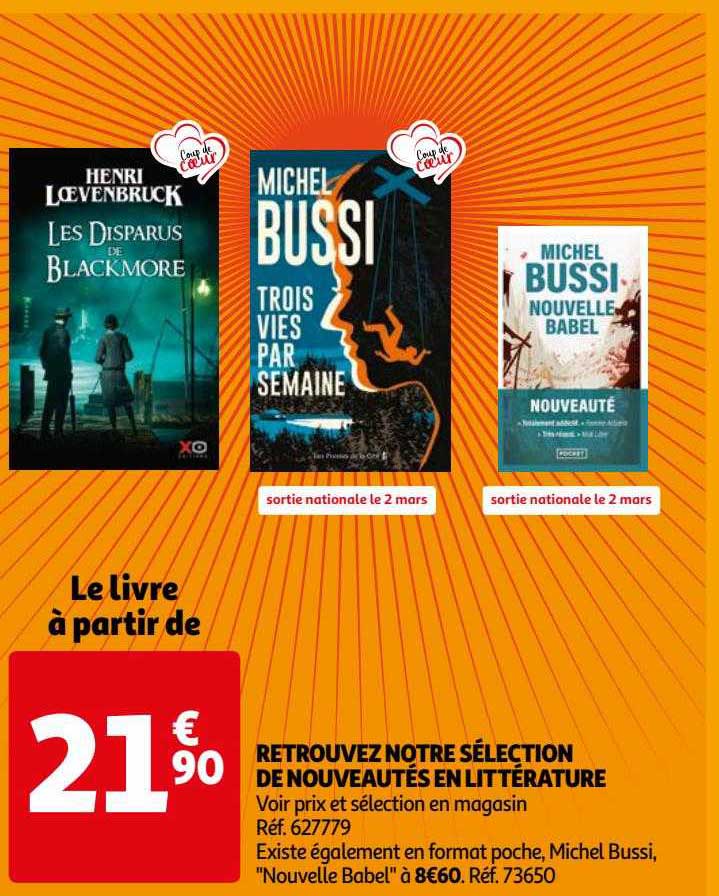 retrouvez notre sélection de nouveautés en littérature