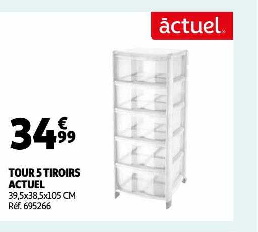 Tour 5 Tiroirs Actuel
