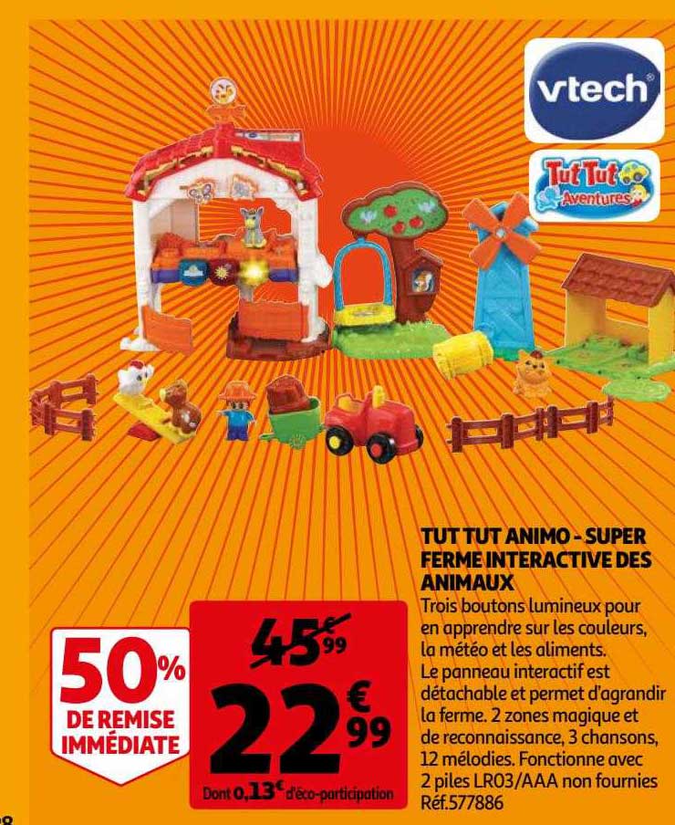 tut tut animo - super ferme interactive des animaux