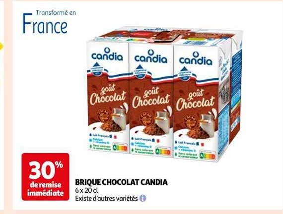Brique Chocolat Candia