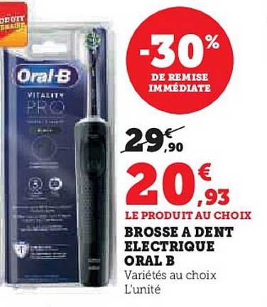brosse à dent électrique oral b