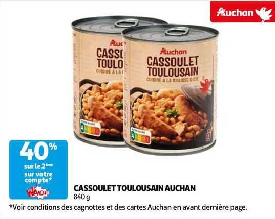 Cassoulet Toulousain Auchan