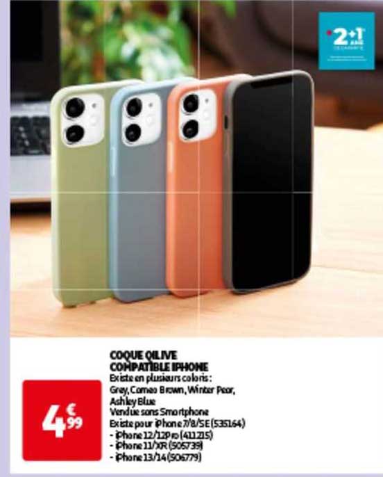 Coque Qilive Compatible IPhone