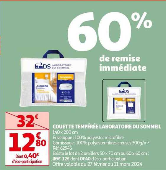 Couette Tempérée Laboratoire Du Sommeil