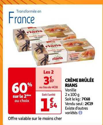 crème brûlée rians