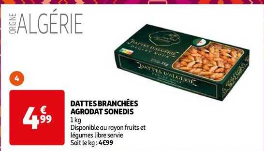 dattes branchées agrodat sonedis
