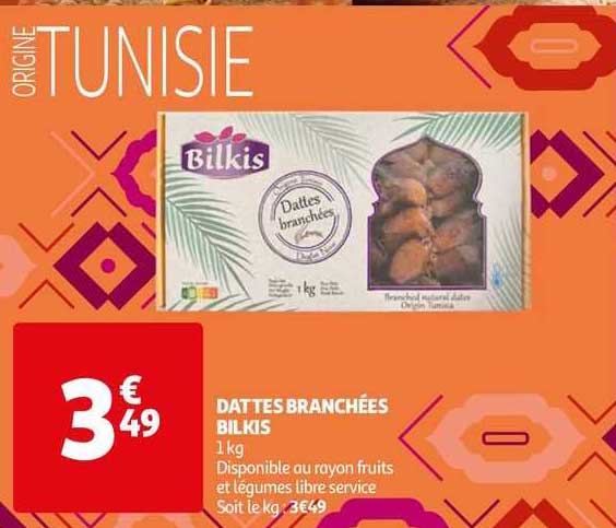dattes branchées bilkis