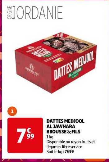 dattes medjool al jawhara brousse & fils