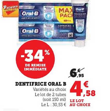 dentifrice oral-b